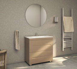 [25MB7024] MOBILIER DE BAIE CU SERTARE ATLANTIS 800mm 7166 LATTE